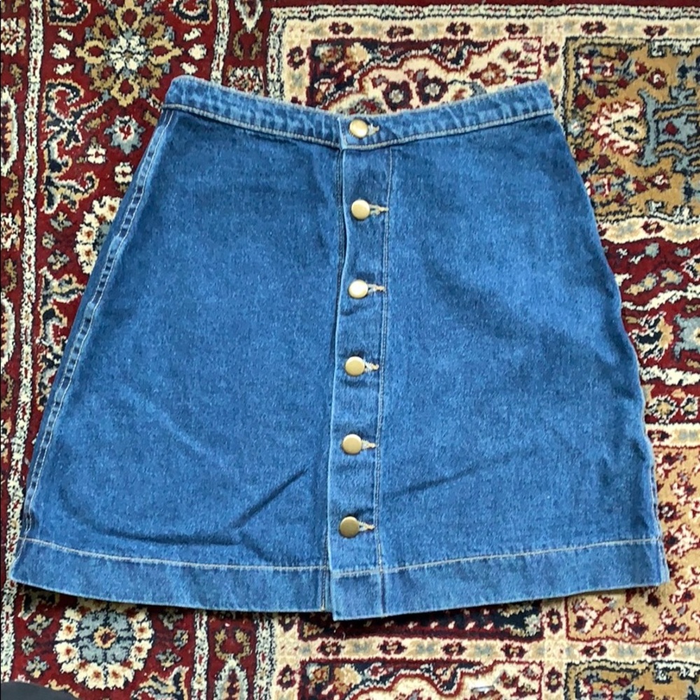 American Apparel denim skirt